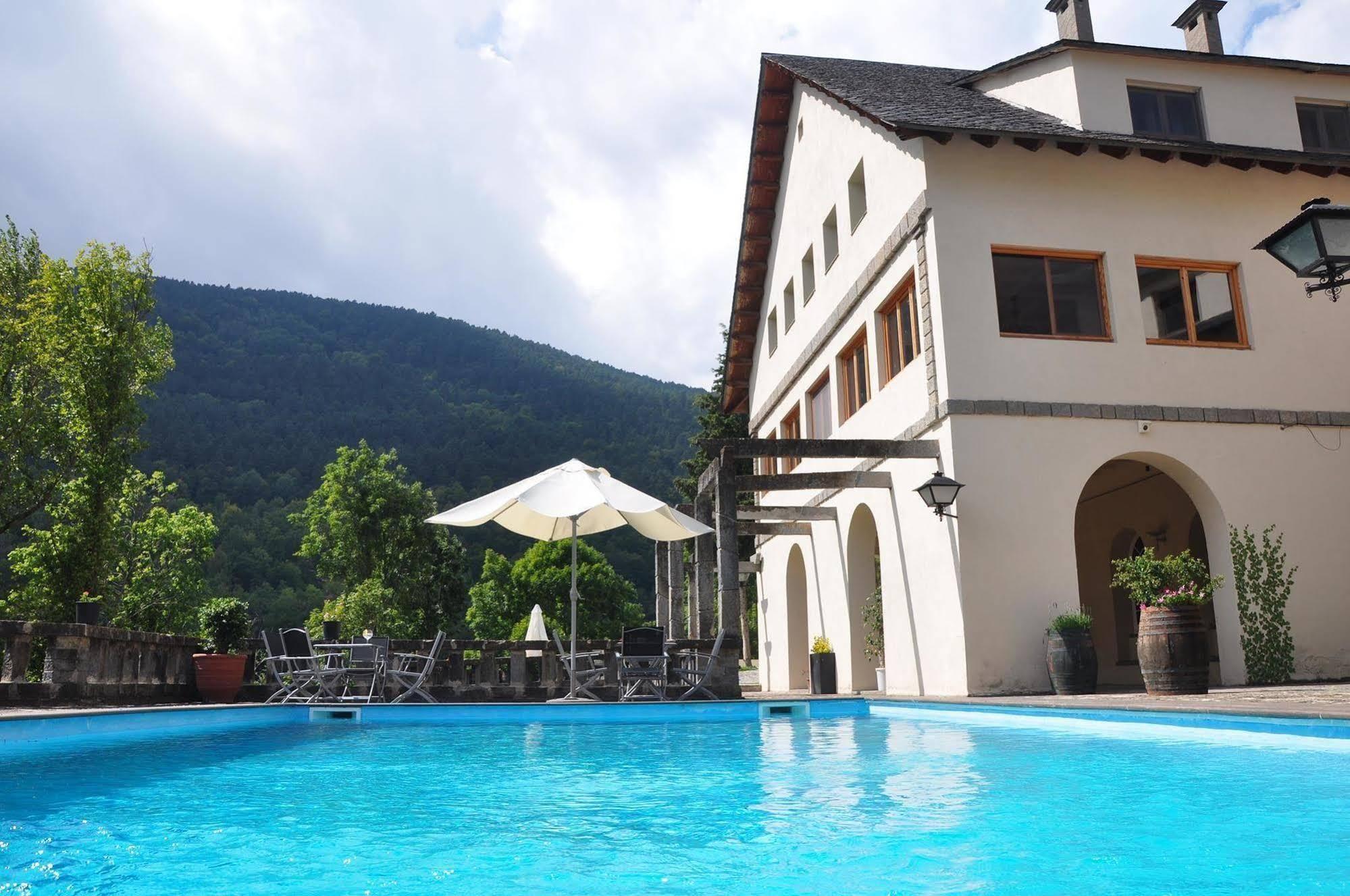 Hotel Mas Angelats Ribes De Freser Exterior foto